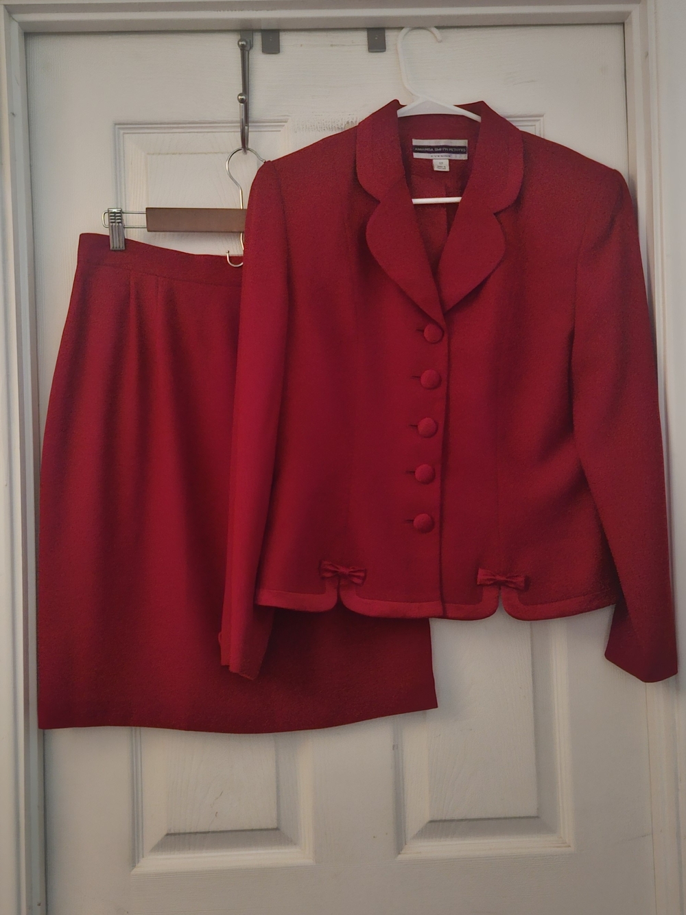 Amanda Smith Petites Jacket And Skirt Set